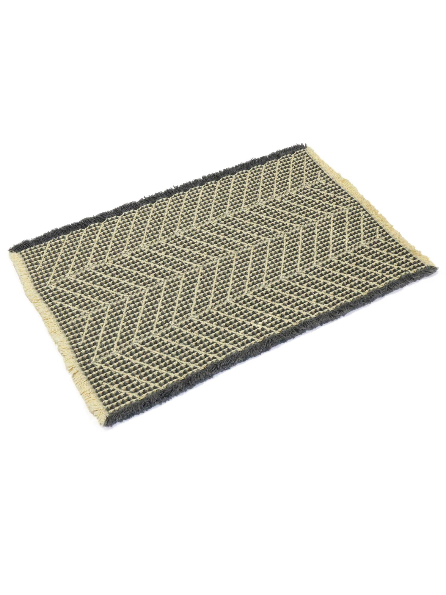Коврик вафельный для ванной Ridberg 90x60 см (Blue zigzag) купить в интернет-магазине icover