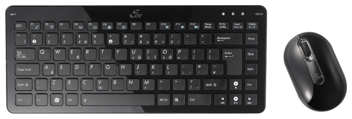 ASUS Eee Wireless Keyboard + Mouse Set (90-XB0E00KM00060) - беспроводные клавиатура и мышь (Black) купить в интернет-магазине icover