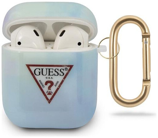 

Чехол Guess CG Mobile (GUACA2TPUMCGC02) для AirPods (TIE & DYE Blue)