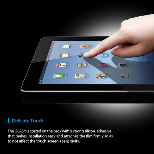 SGP GLAS.t Premium Glass Series (SGP08863) - защитное стекло для iPad 2/iPad 3/iPad 4 купить в интернет-магазине icover