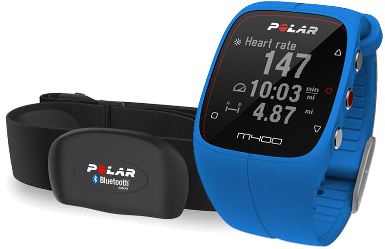 Polar M400 HR - пульсометр с GPS-модулем (Blue) купить в интернет-магазине icover