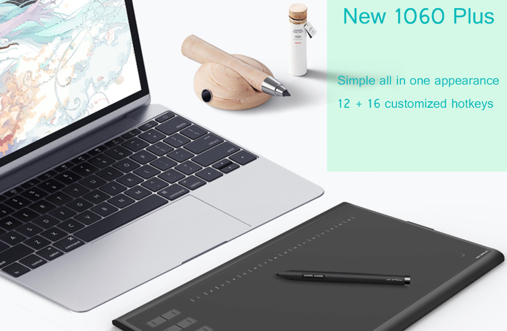 Графический планшет Huion New 1060PLUS (Black) купить в интернет-магазине icover