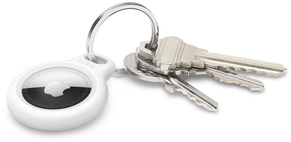 Держатель с кольцом Belkin Secure Holder Key Ring (F8W973btWHT) для Apple AirTag (White) купить в интернет-магазине icover