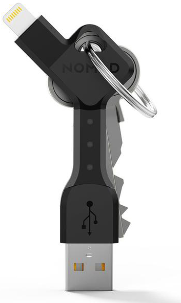 Nomad Key for Lightning - кабель-брелок (Black) купить в интернет-магазине icover