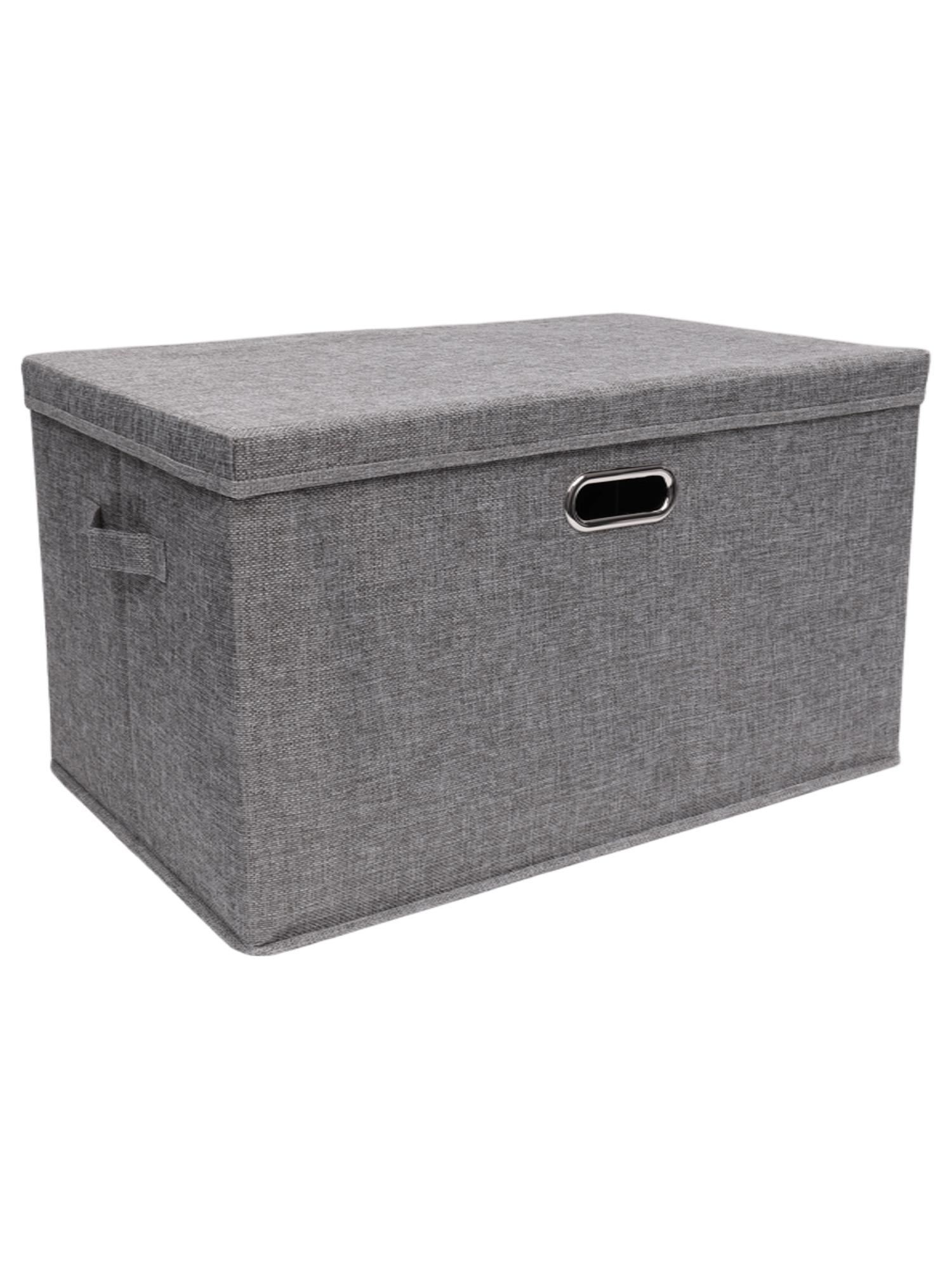 Коробка для хранения вещей тканевая Ridberg 55 х 35 х 32 см (Grey) купить в интернет-магазине icover