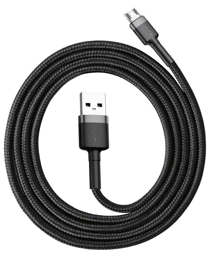 

Кабель Baseus Cafule USB/MicroUSB 1m CAMKLF-BG1 (Black)