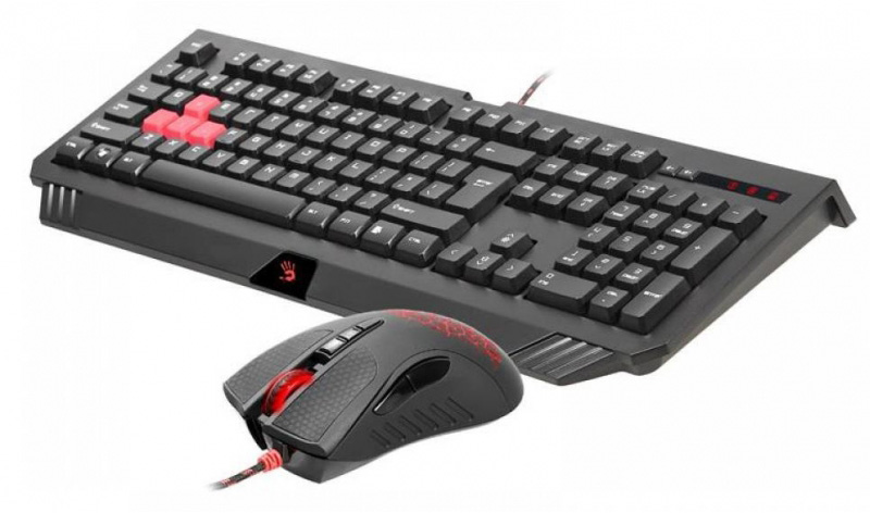 A4Tech Bloody Q1500/B1500 - игровой комплект клавиатура+мышь (Q110+Q9) купить в интернет-магазине icover