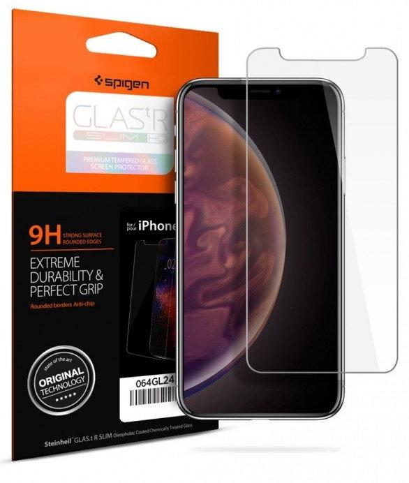 

Защитное стекло Spigen Glas.tR SLIM HD (064GL24527) для iPhone 11/XR (Clear)
