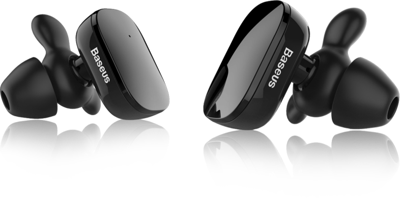 Bluetooth-наушники с микрофоном Baseus Encok W02 TWS (Black) купить в интернет-магазине icover