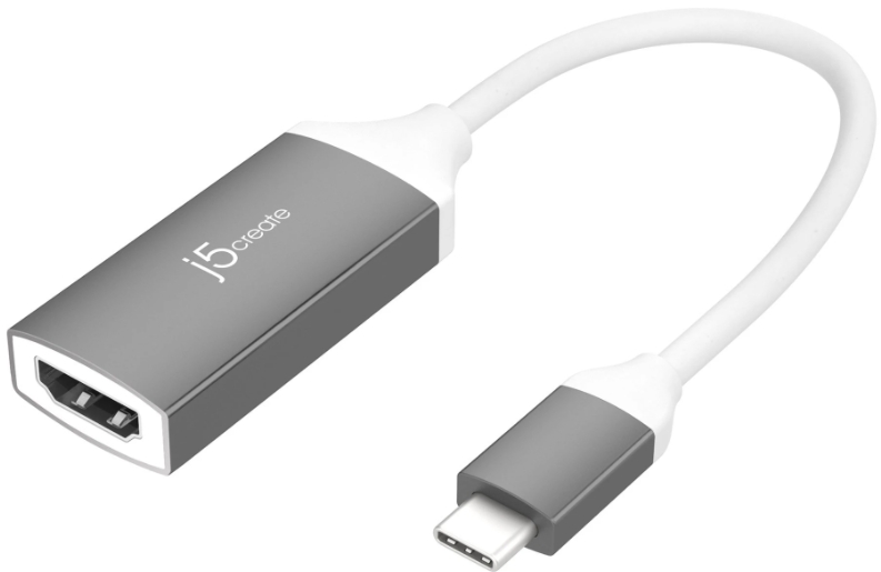 

Переходник j5create JCA153G USB-C to 4K HDMI (Silver)