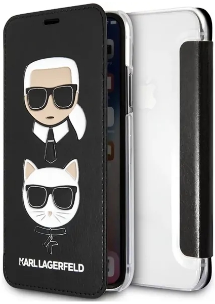 

Чехол Karl Lagerfeld PU Leather Booktype (KLFLBKPXKICKC) для iPhone X/Xs (Black)
