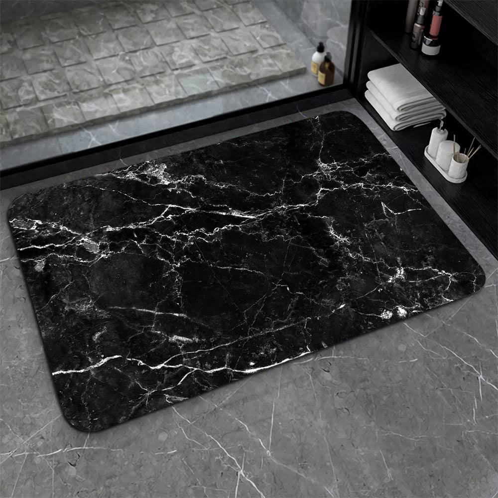 Коврик для ванной Ridberg Marble 50*80 см (Black) купить в интернет-магазине icover