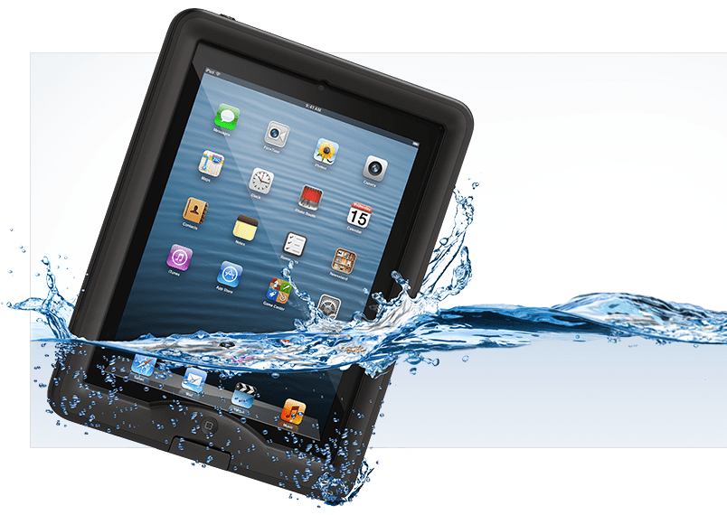 LifeProof Nuud Case (LP-1103-02) - чехол для iPad 2/iPad 3/iPad 4 (White/Grey) купить в интернет-магазине icover