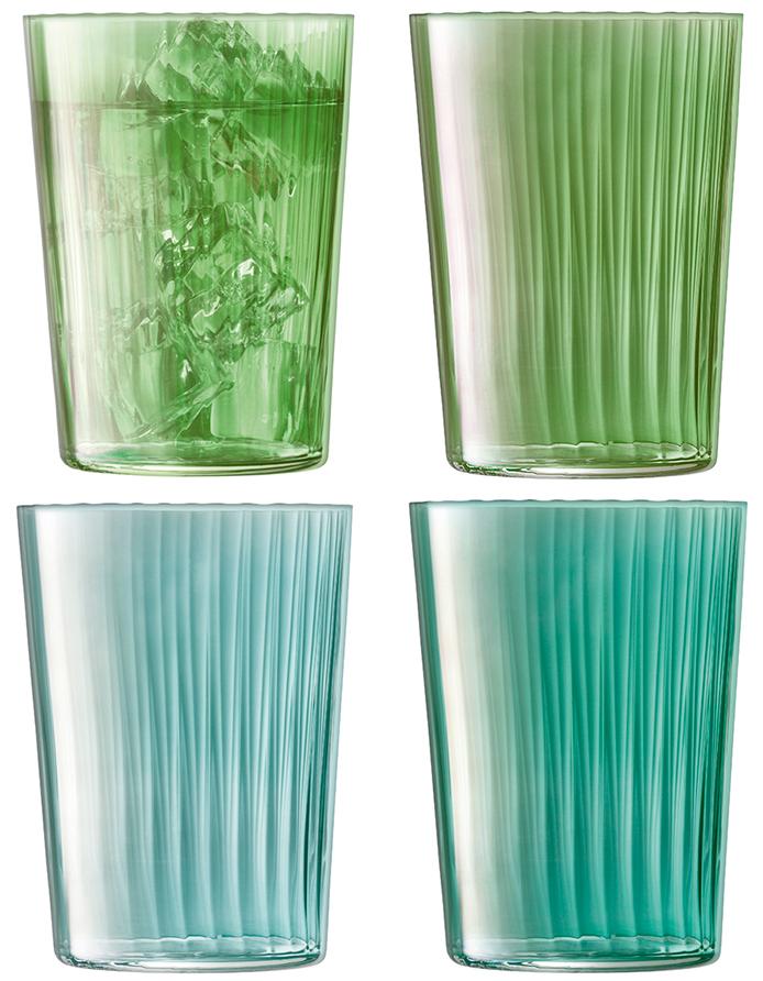 

Набор из 4 тумблеров LSA International Gems 560 мл изумрудный