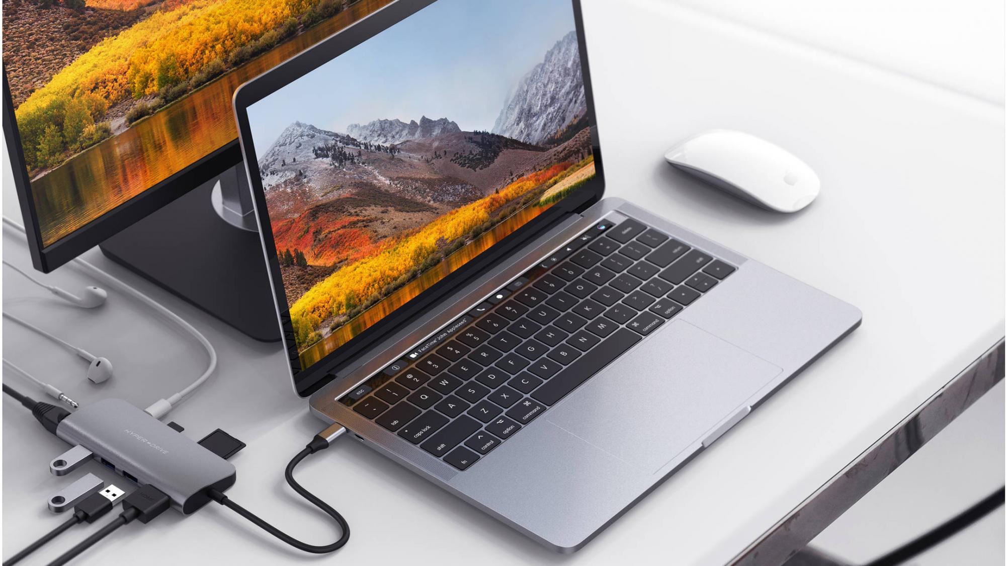 USB-концентратор HyperDrive Power 9-in-1 USB-C HD30F (Grey) купить в интернет-магазине icover