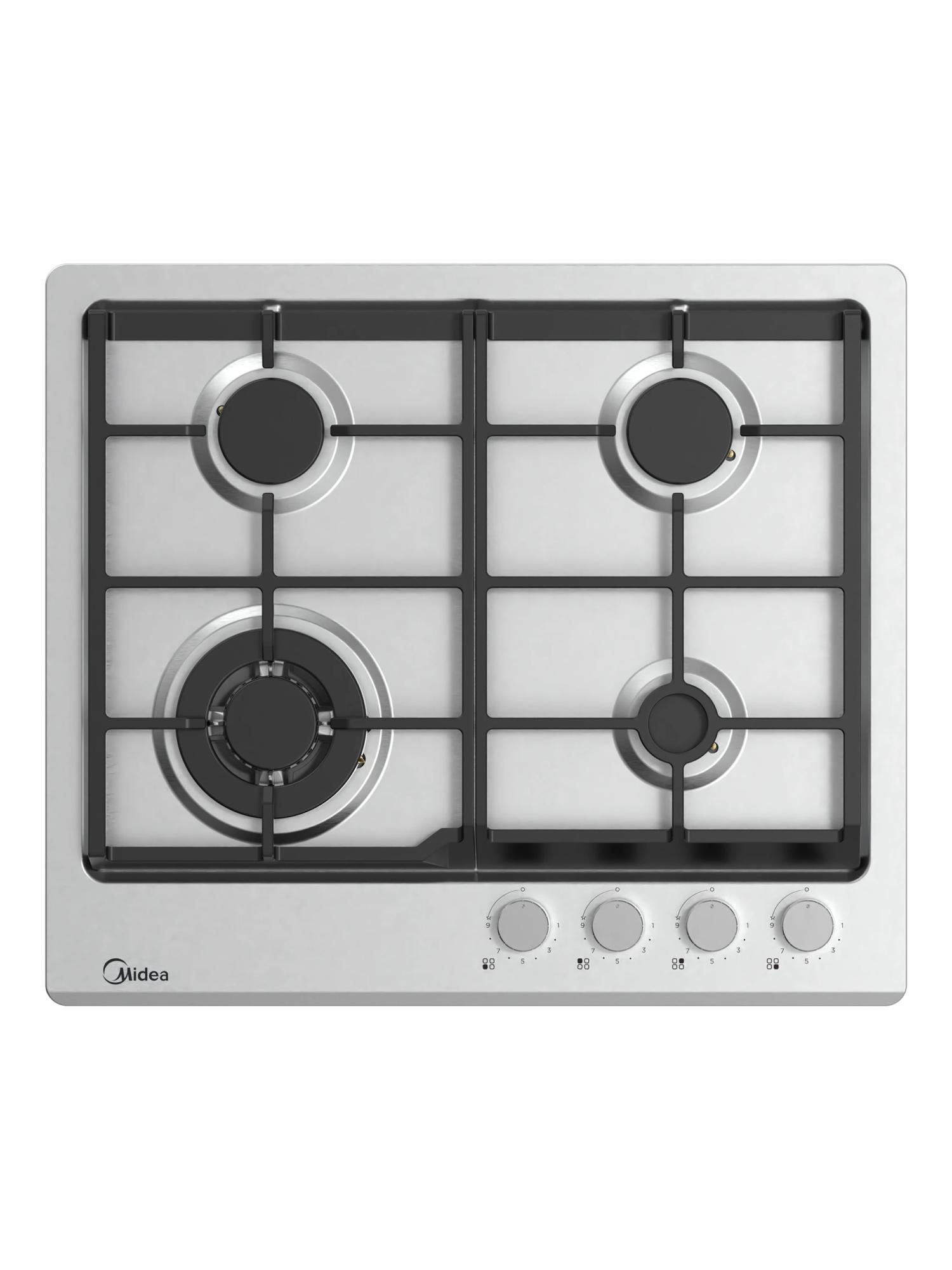 Газовая варочная поверхность Midea MG693TX 2120111 (Silver) купить в интернет-магазине icover