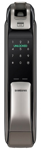 Электронный дверной замок Samsung SHP-DP728 одноригельный (Silver) купить в интернет-магазине icover