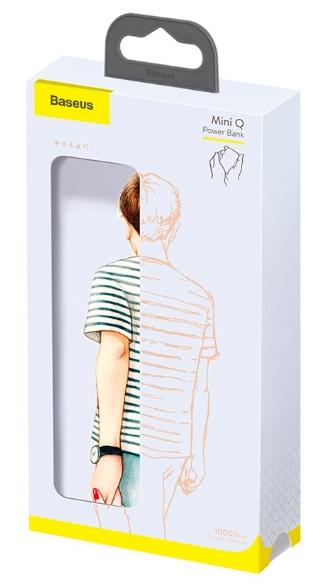Внешний аккумулятор Baseus Mini Q 10000mAh PPM25-NH02 (White) купить в интернет-магазине icover