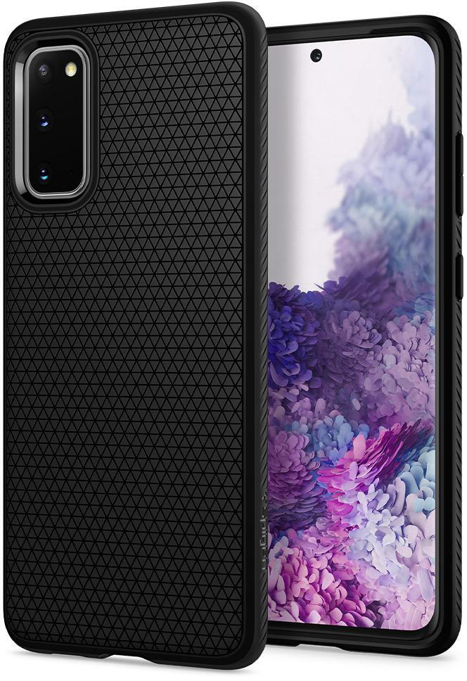

Чехол Spigen Liquid Air (ACS00791) для Samsung Galaxy S20 (Black), Liquid Air