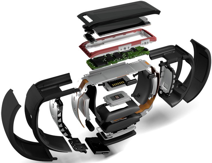 Microsoft Band (Size M) - фитнес-браслет для Windows Phone/iOS/Android (Black) купить в интернет-магазине icover
