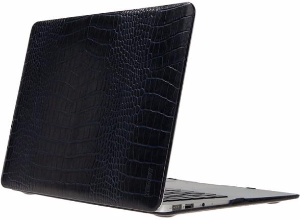 Чехол Heddy Leather Hardshell (HD-N-A-15-01-04) для MacBook Pro 15'' Retina (Croco Dark Blue) купить в интернет-магазине icover