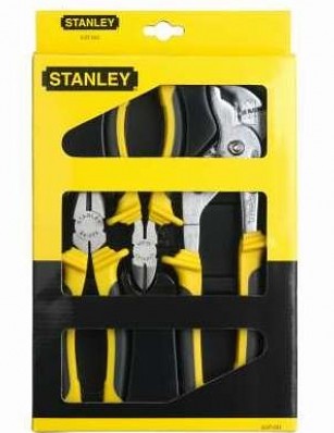 Набор из плоскогубцев и кусачек Stanley 6-97-043 (Yellow/Black) купить в интернет-магазине icover