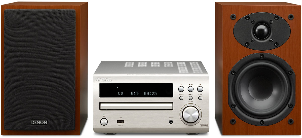 Denon SC-M40 Wood - полочная акустическая система (Cherry)   купить в интернет-магазине icover