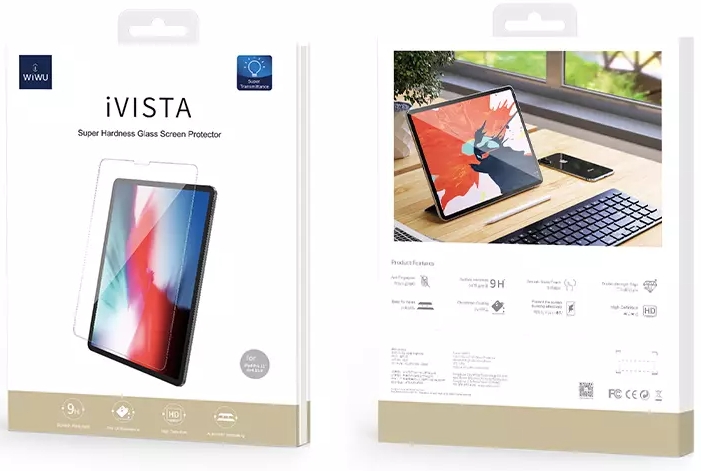 Защитное стекло Wiwu iVISTA (6973218945378) для iPad Pro 11''/iPad Air 4 10.9'' (Clear) купить в интернет-магазине icover