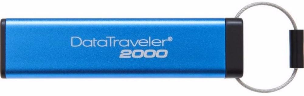 Флеш-накопитель Kingston DataTraveler 2000 32Gb DT2000/32GB (Blue) купить в интернет-магазине icover