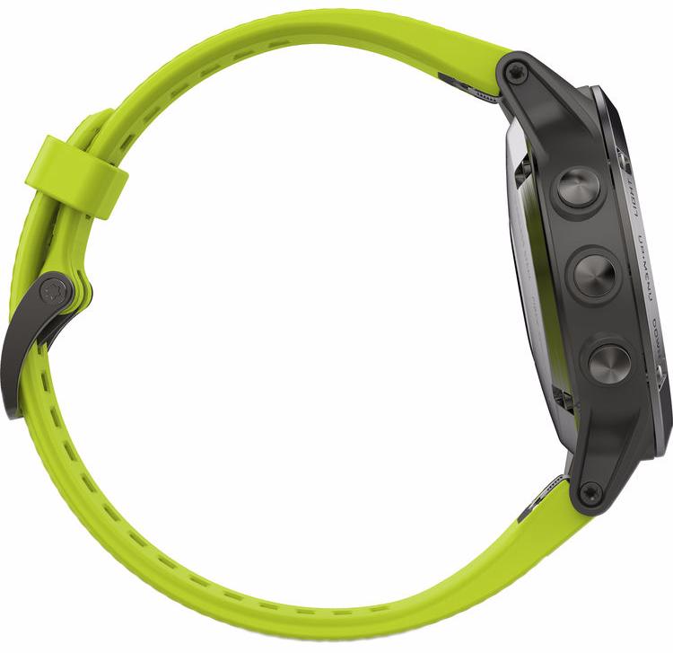 Спортивные часы Garmin Fenix 5 010-01688-02 (Slate Grey/Amp Yellow) купить в интернет-магазине icover
