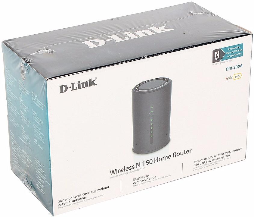 Беспроводной маршрутизатор D-Link N150 DIR-300A/A1A (Black) купить в интернет-магазине icover