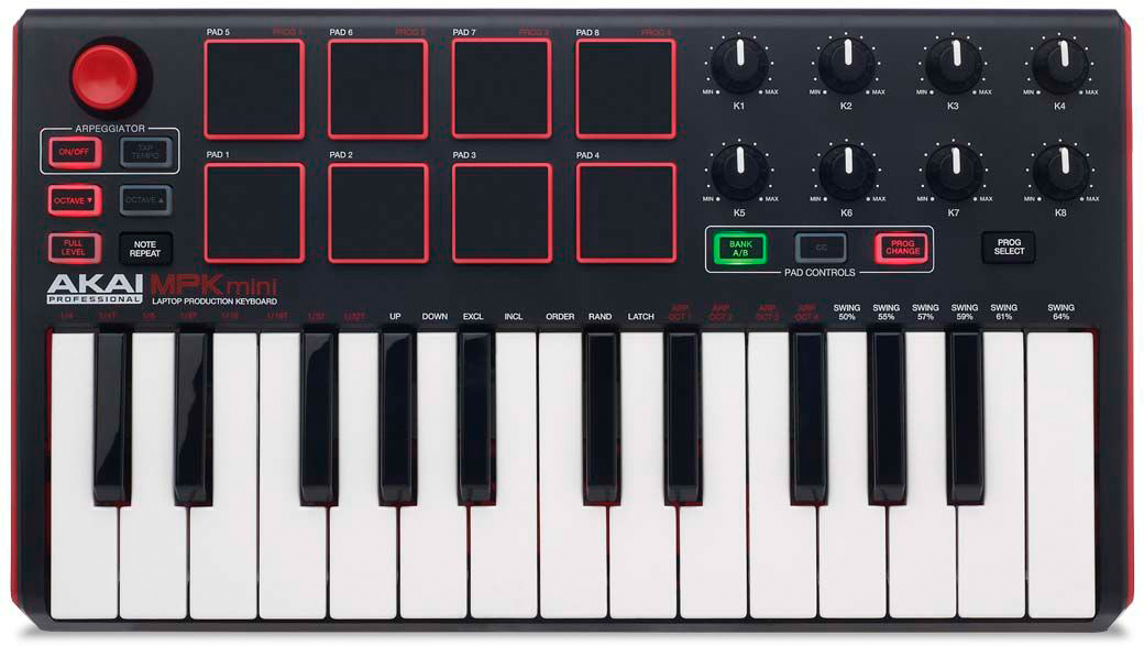 MIDI-клавиатура Akai MPK Mini MKII (A050343) купить в интернет-магазине icover
