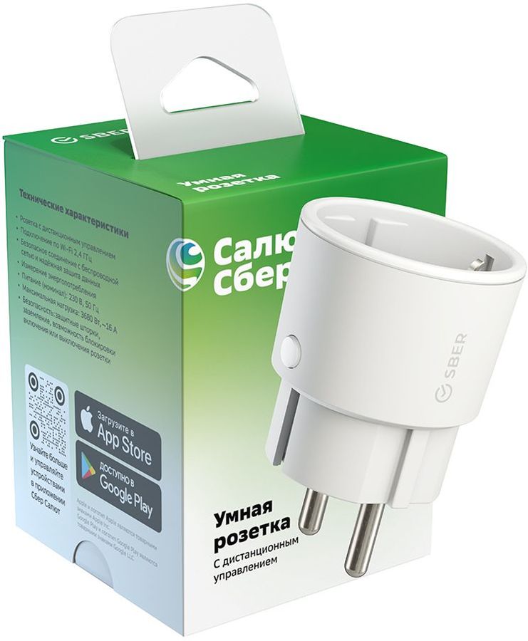 

Умная розетка Sber SBDV-00018 (White)