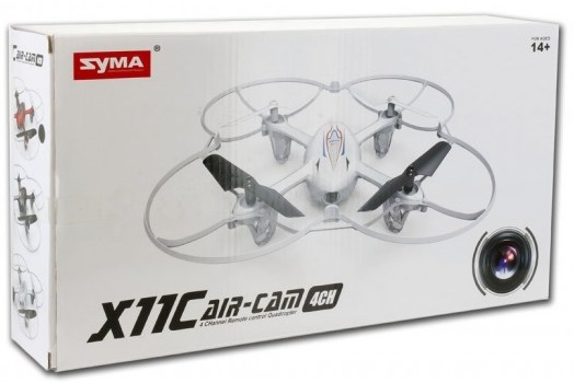 Радиоуправляемый квадрокоптер Syma X11С Hornet (White) купить в интернет-магазине icover