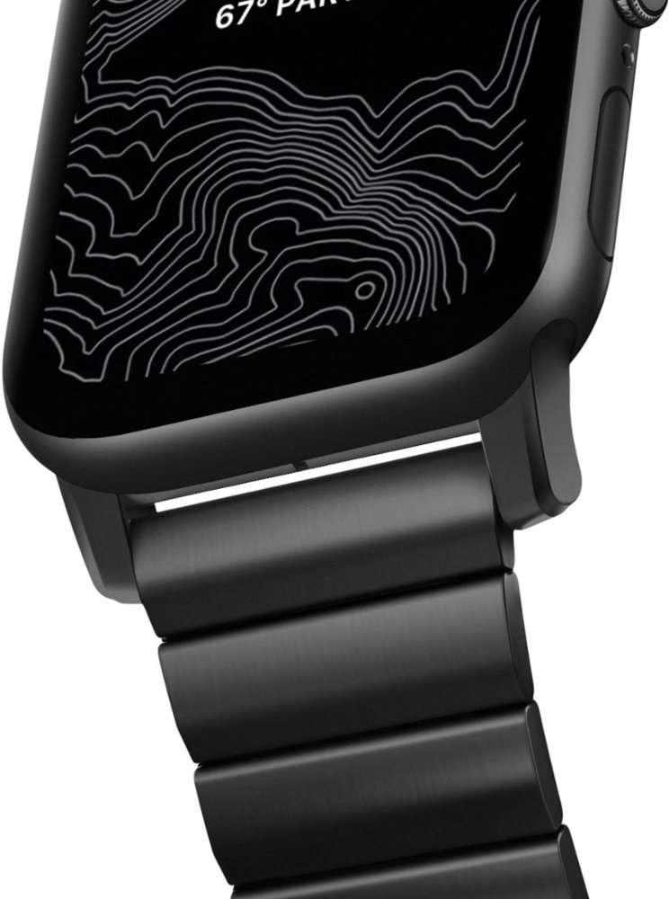 Ремешок Nomad Steel Band (NM1A4HB000) для Apple Watch Series SE/6/2/3/4 42/44 mm (Black) купить в интернет-магазине icover