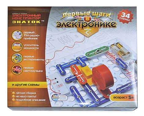 Электронный конструктор Даджет Знаток Первые шаги в электронике (FB0017) купить в интернет-магазине icover