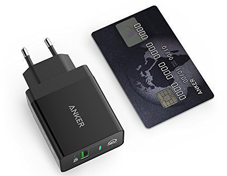 Сетевое зарядное устройство Anker PowerPort+ 18W B2013L11 (Black) купить в интернет-магазине icover