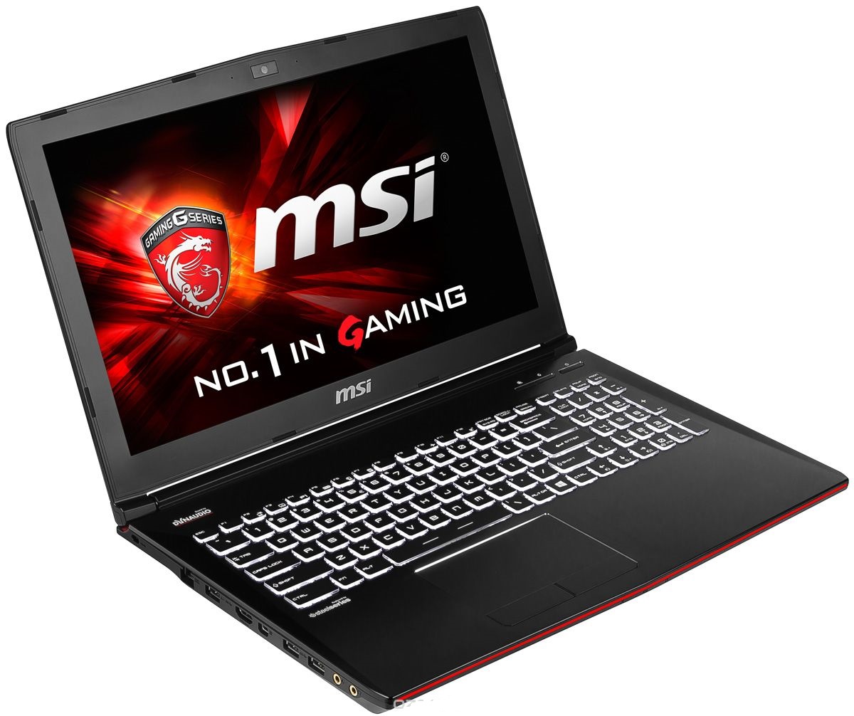 Ноутбук MSI GE62 6QC-081XRU Apache 15.6'' Intel Core i5-6300HQ 2.3Ghz, 8Gb, 1Tb HDD (9S7-16J532-081) купить в интернет-магазине icover