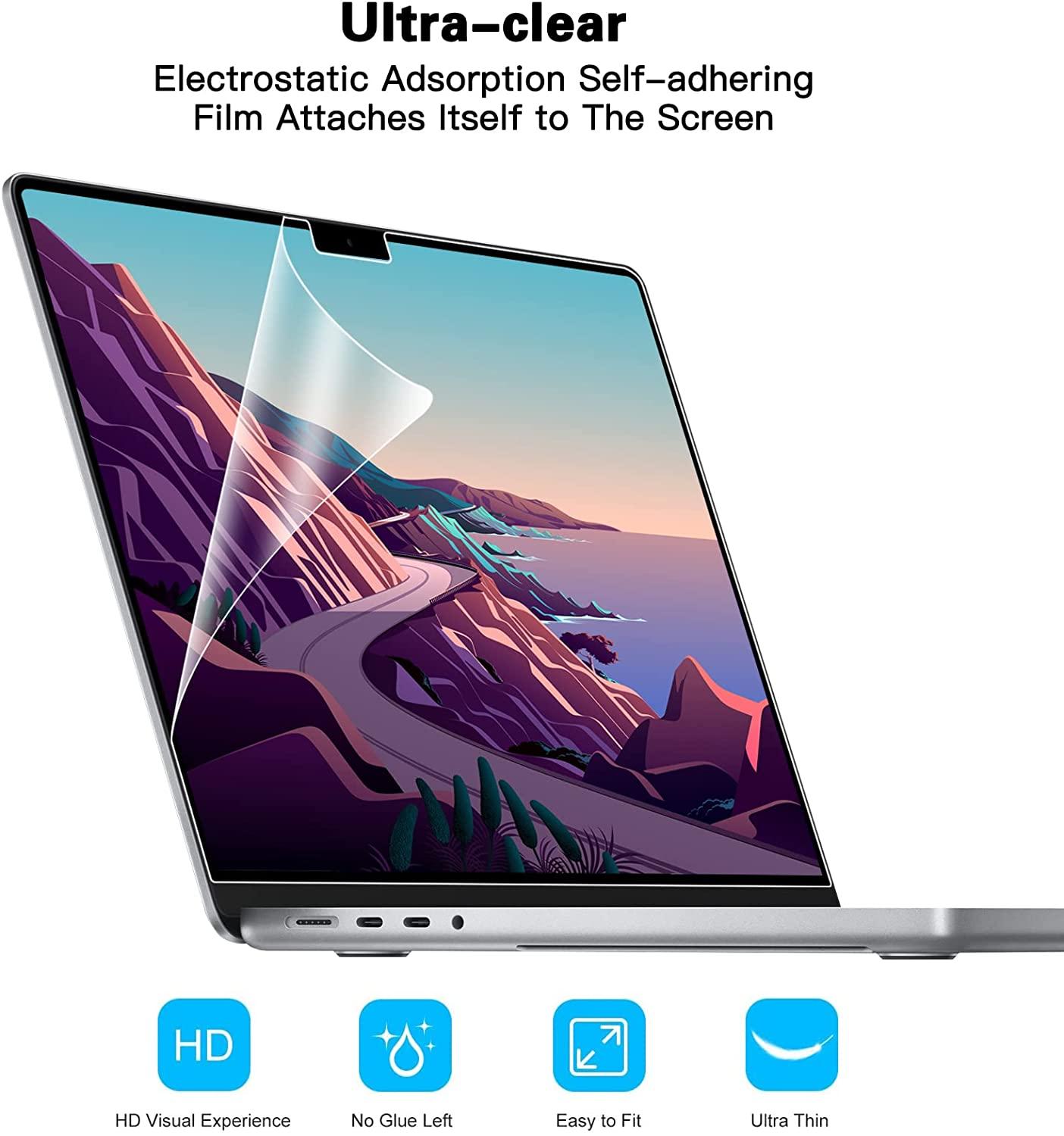 Защитная пленка на экран Wiwu Screen Protector для MacBook Pro 14" 2021 (Clear) купить в интернет-магазине icover