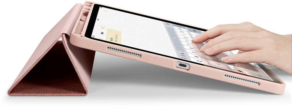 Чехол Spigen Urban Fit (ACS01058) для iPad 12.9" 2018/20 (Rose Gold) купить в интернет-магазине icover