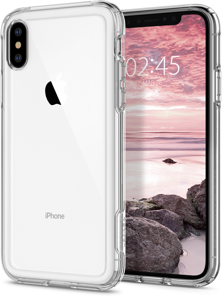 

Чехол Spigen Crystal Hybrid (063CS25140) для iPhone X/Xs (Clear)
