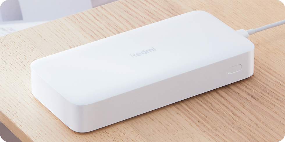 Внешний аккумулятор Xiaomi Redmi Power Bank 20000mAh PB200LZM (White) купить в интернет-магазине icover