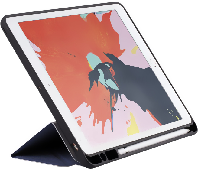 Чехол-книжка Momax Flip with Apple Pencil Holder для iPad 10.2 (Blue) купить в интернет-магазине icover