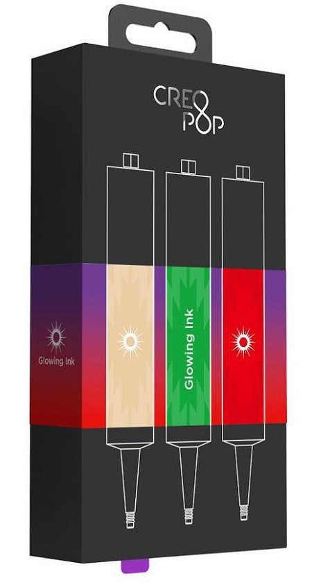 

CreoPop Glowing Ink (SKU 007) - комплект светящегося пластика для 3D-ручки Creopop
