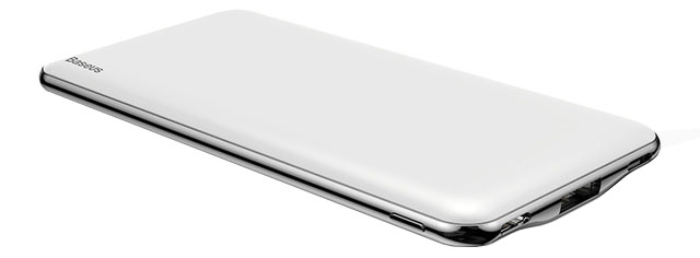Внешний аккумулятор Baseus Simbo 10000mAh PPALL-QB02 (White) купить в интернет-магазине icover