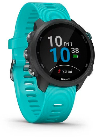 Умные часы Garmin Forerunner 245 Music GPS 010-02120-32 (Black/Aqua) купить в интернет-магазине icover