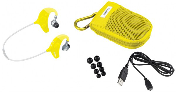 Denon AH-W150 - внутриканальные наушники c микрофоном (Yellow) купить в интернет-магазине icover