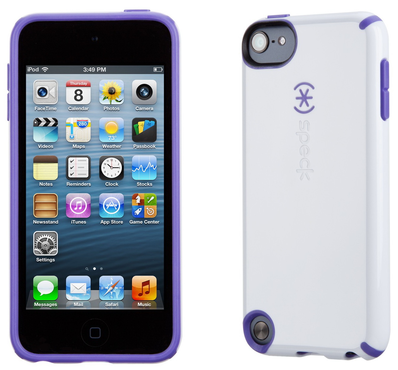 Speck CandyShell (SPK-A1671) - чехол для iPod touch 5G (White/Grape) купить...