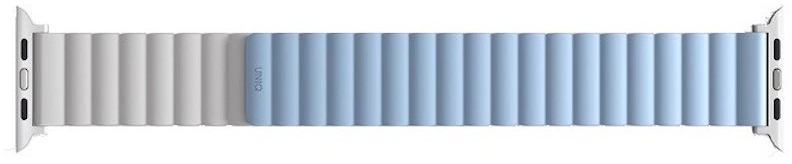 Ремешок Uniq Revix reversible Magnetic (45MM-REVWHTBLU) для Apple Watch 42/44/45 mm (White/Blue) купить в интернет-магазине icover