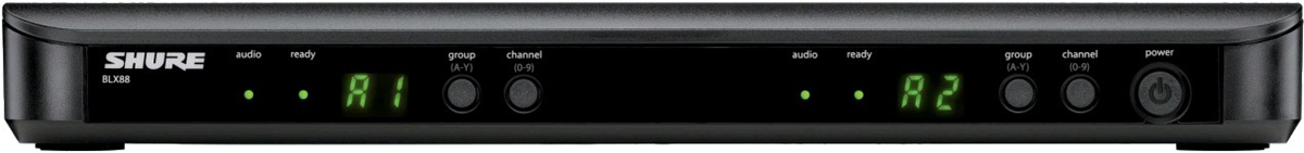 Shure BLX288E/SM58 K3E - двухканальная радиосистема с двумя ручными передатчиками SM58 (Black) купить в интернет-магазине icover